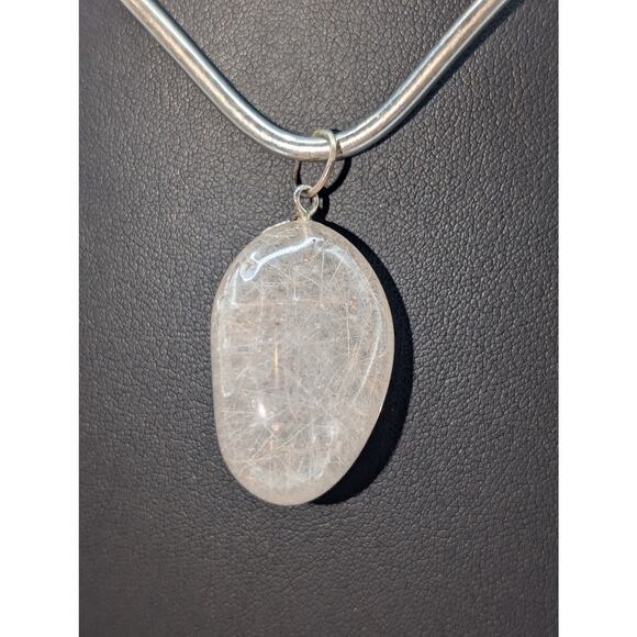 Natural Rutilated Quartz Pendant (Only) - Picture 6 of 6